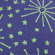 Regular Fit Long Sleeve Shirt - Blue with Green Stars & Fireworks
