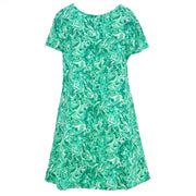 Floaty Pocket Pleat Dress - Turquoise Storm