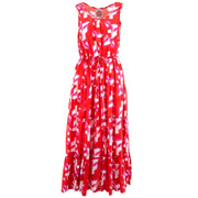 Waisted Maxi Dress - Paintbrush
