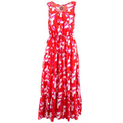 Waisted Maxi Dress - Paintbrush