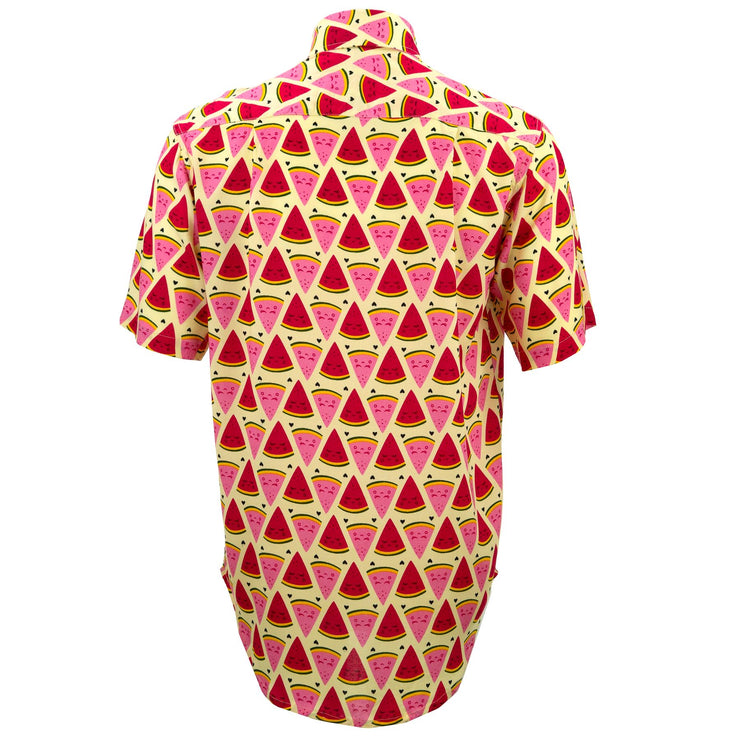 Regular Fit Short Sleeve Shirt - Watermelon