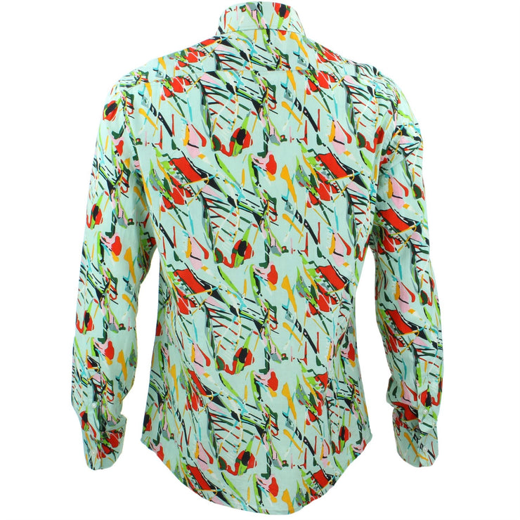 Tailored Fit Long Sleeve Shirt - Scribble