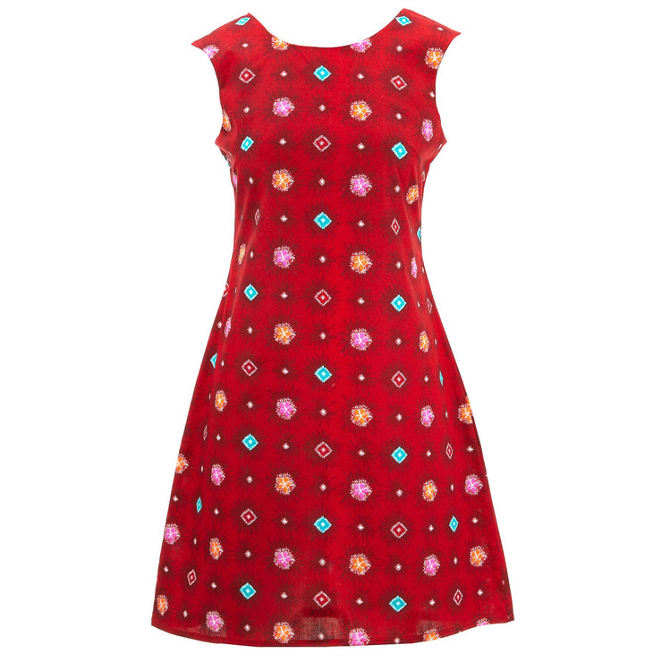 Nifty Shifty Dress - Red Explosion