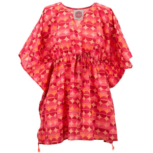 Beach Kaftan cover-up - varm solnedgang