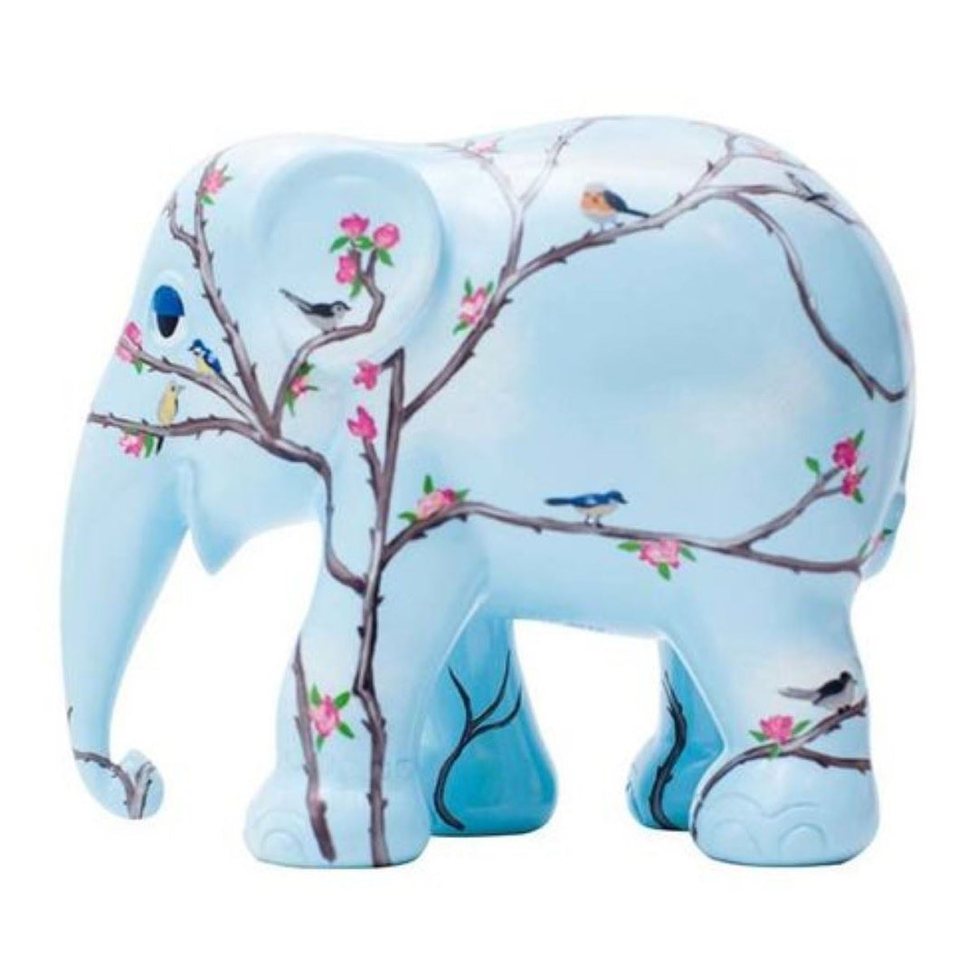 Limited Edition Replica Elephant - Blossom and Birds (10cm)