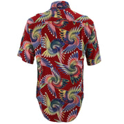 Regular Fit Short Sleeve Shirt - Psychedelic Feather