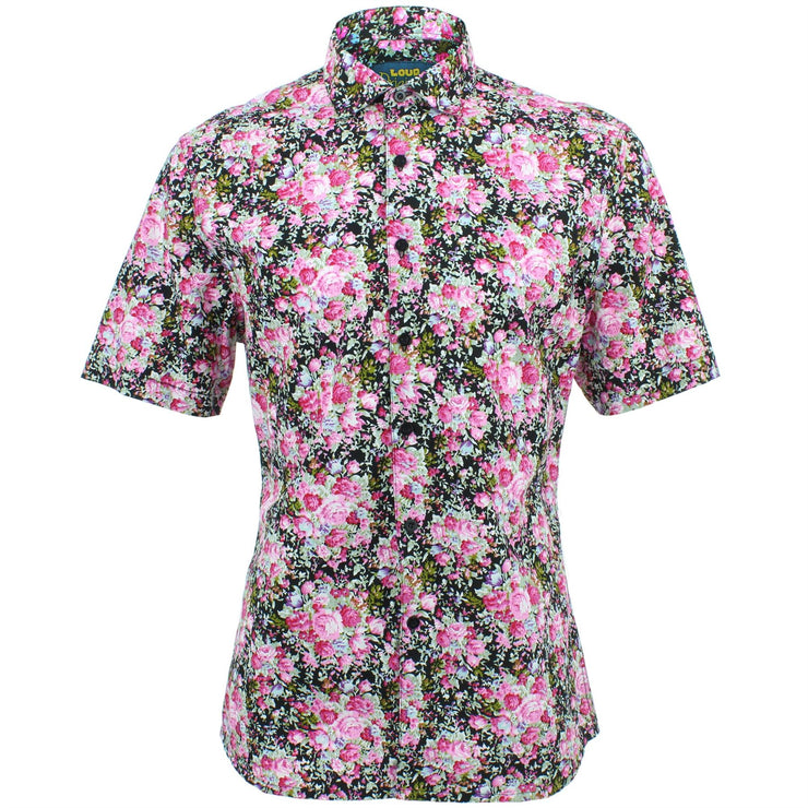 Slim Fit Short Sleeve Shirt - Floral
