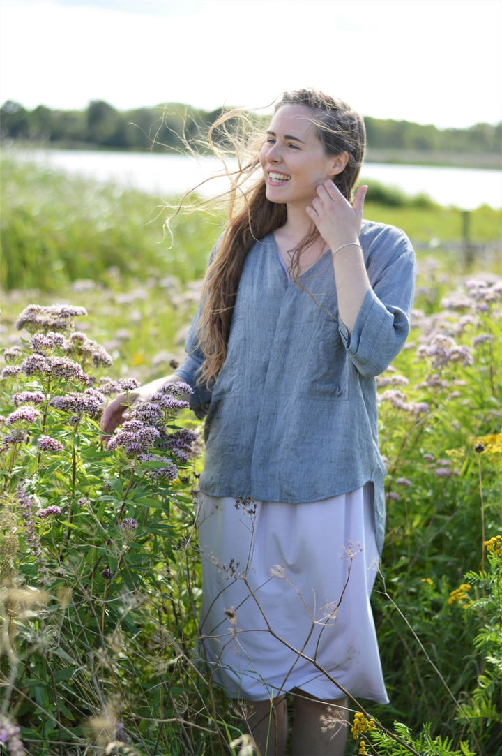 Woven Blouse - Grey