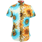 Tailored Fit Short Sleeve Shirt - Big Autumn Floral