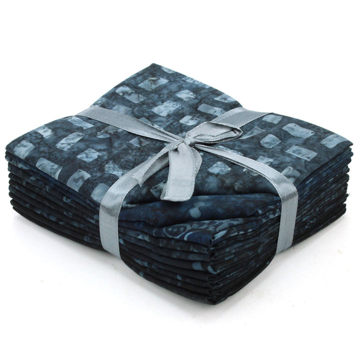 Fat Quarter - 10 Pieces of 19" x 20" Cotton Batik
