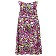 Shift Shaper Dress - 60s Circles Purple