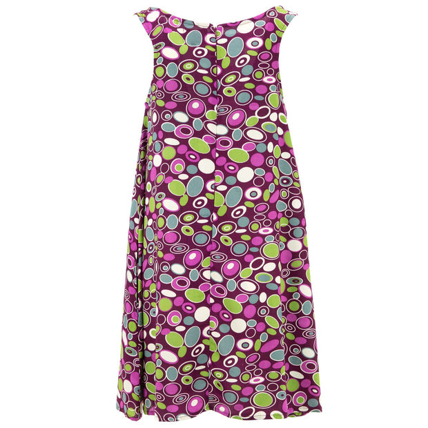 Shift Shaper Dress - 60s Circles Purple