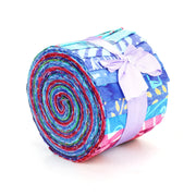 Jelly Roll - 20 Strips of 2.5" x 37" Cotton Batik