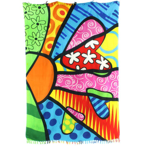 Viscose Rayon Sarong - Bright Beach Towel 1