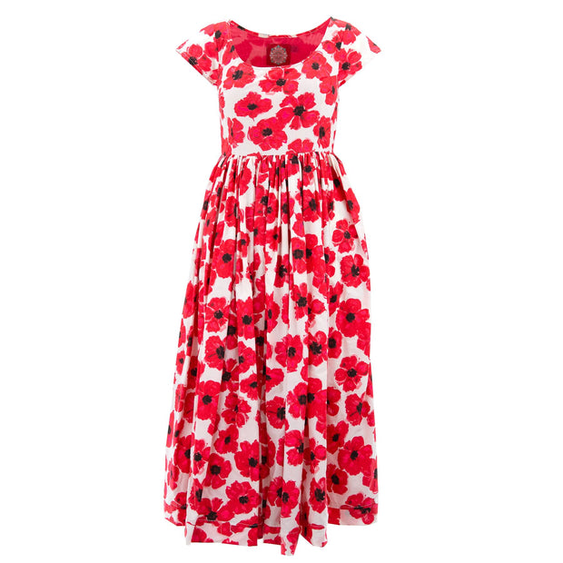 Tea Dress - Vermillion Summer