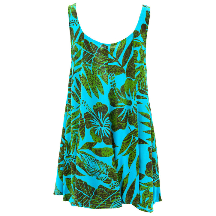 Floaty Dolly Dress - Tropical Leaf