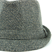 Mixed Grey Waffle Trilby Hat