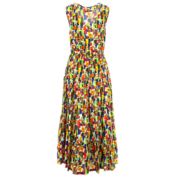 Waisted Maxi Dress - Painted