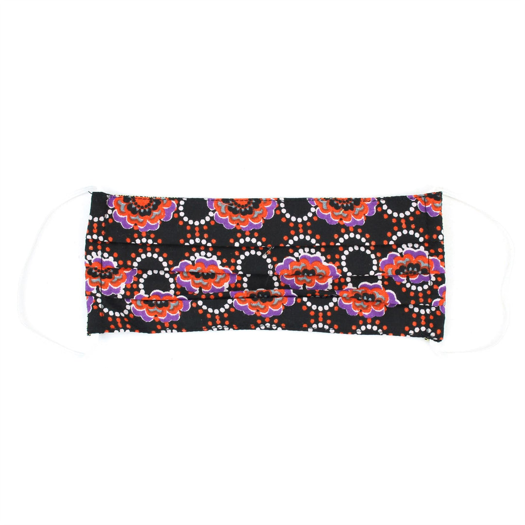 100% Cotton Handmade Pleated Face-Mask