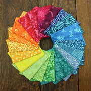 Fat Quarter - 20 Pieces of 19" x 20" Cotton Batik