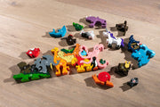 Handmade Wooden Jigsaw Puzzle - Alphabet Zoo