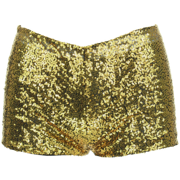 Sequin Hot Pants - Gold