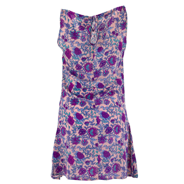 Modern Mini Dress - Purple Peony