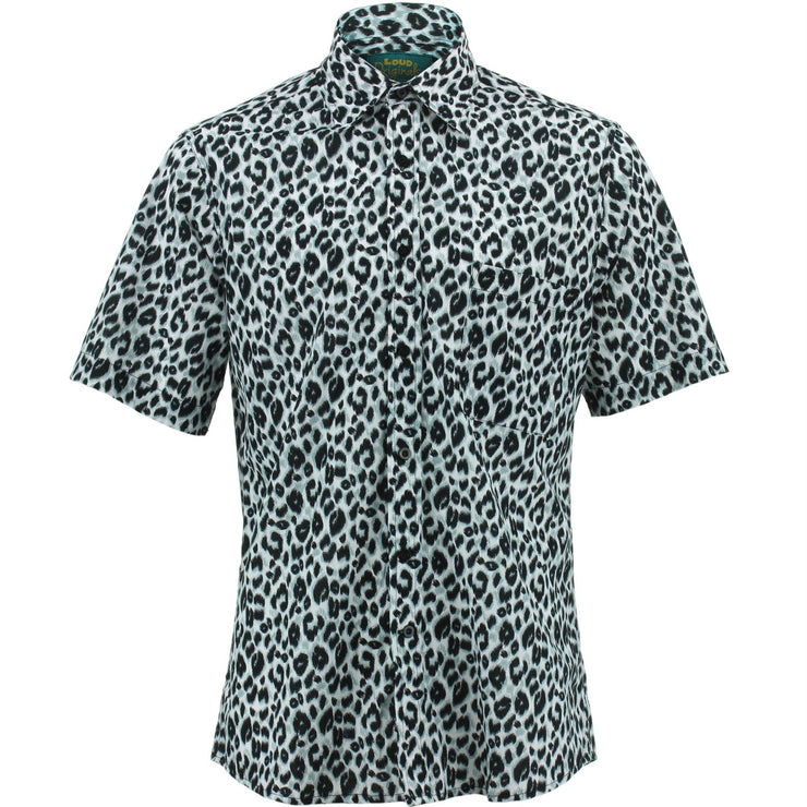 Regular Fit Short Sleeve Shirt - Leopard