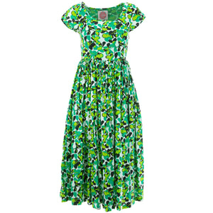 Te kjole - spiret grøn