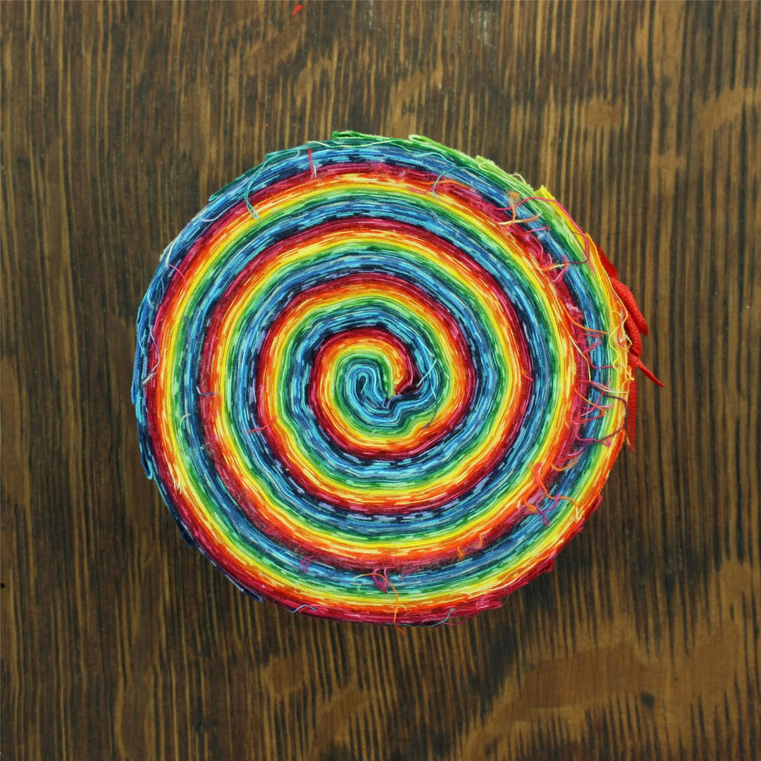 Jelly Roll - 20 Strips of 2.5" x 37" Cotton Batik