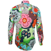 Tailored Fit Long Sleeve Shirt - Floral Fairground