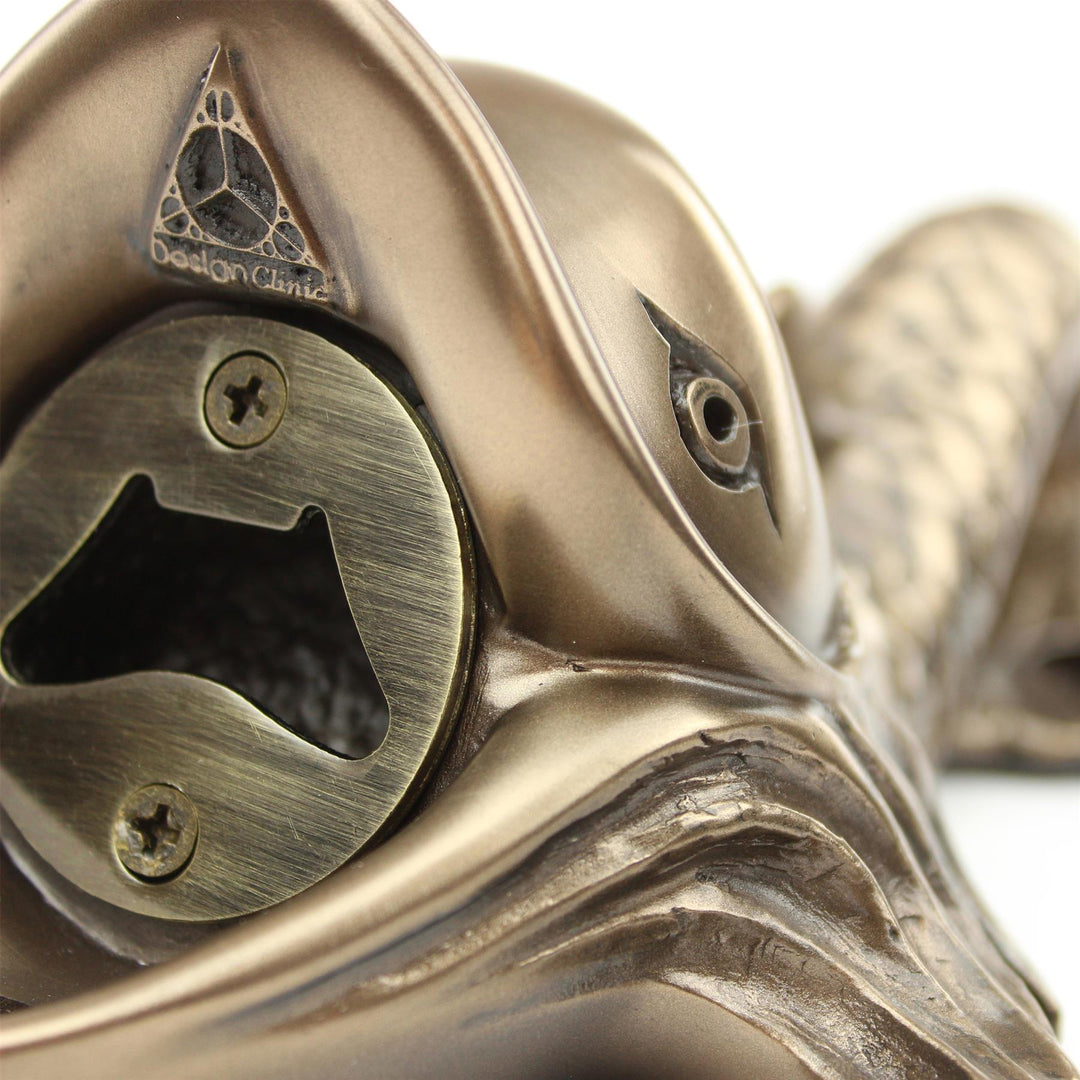 Wall Mounted Character Bottle Opener - Dolphin (Bronze)
