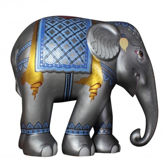 Limited Edition Replica Elephant - Royal Elephant Silver (20cm)