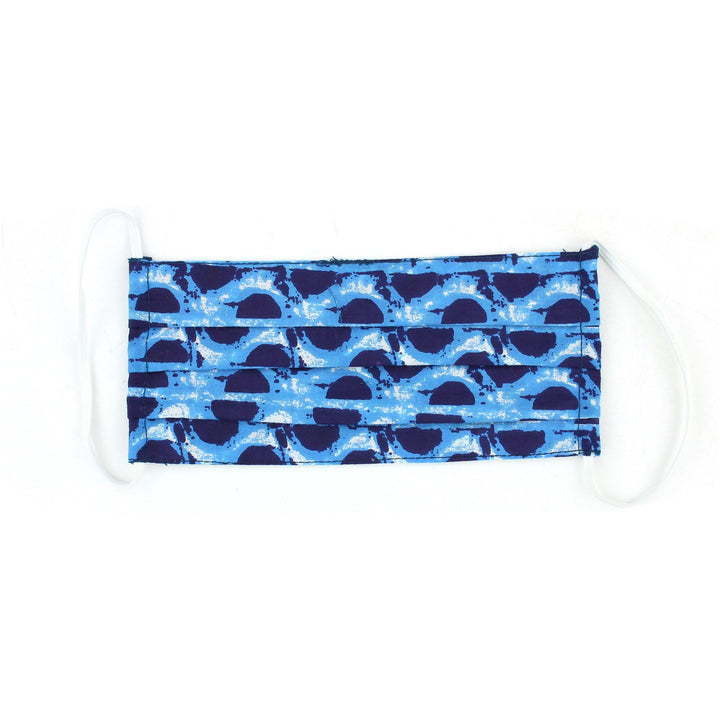 100% Cotton Handmade Pleated Face-Mask