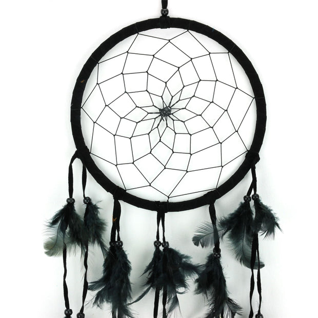 Dreamcatcher - Spiral 22cm Black