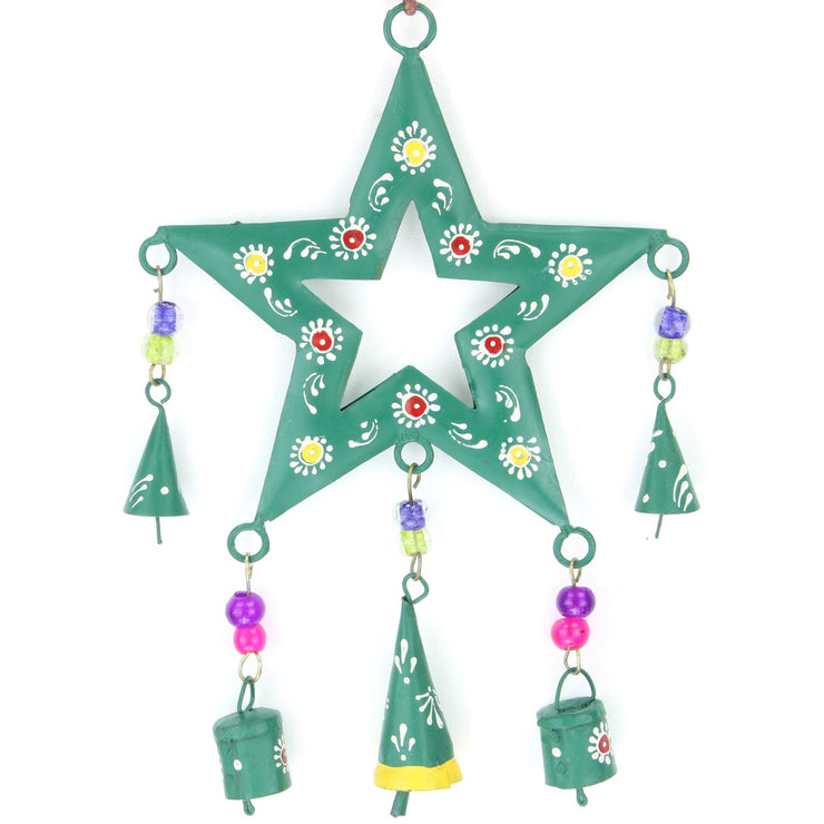 Hanging Star Mobile Decoration - Green