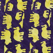 Regular Fit Short Sleeve Shirt - Herd of Elephants - Purple