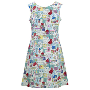 Nifty Shifty Dress - Vintage Sewing Sketch