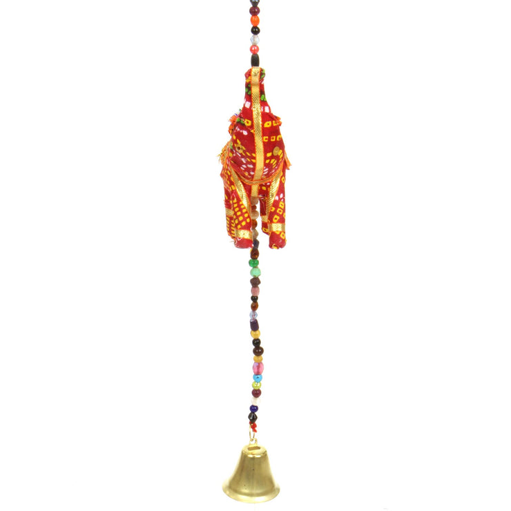 Handmade Rajasthani Strings Hanging Decorations - Cloth Elephants