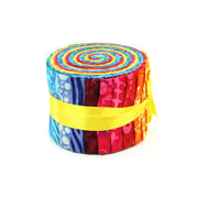 Jelly Roll - 20 Strips of 2.5" x 37" Cotton Batik