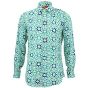 Tailored Fit Long Sleeve Shirt - Moroccan Tile