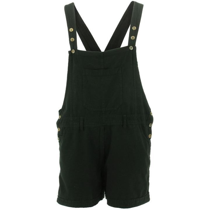 Short Dungarees - Black
