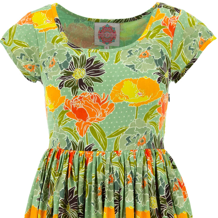 Tea Dress - Retro Floral