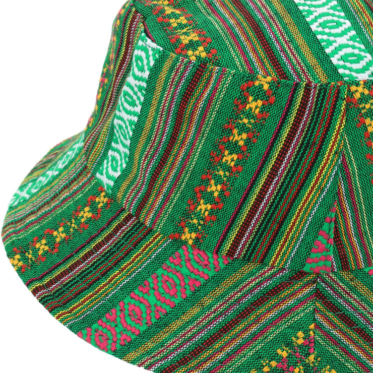 Canvas Bucket Hat - Aztec Green