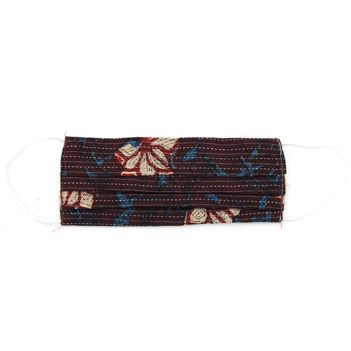100% Cotton Handmade Pleated Face-Mask