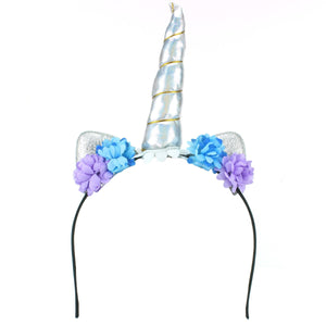 Unicorn Headband - Silver