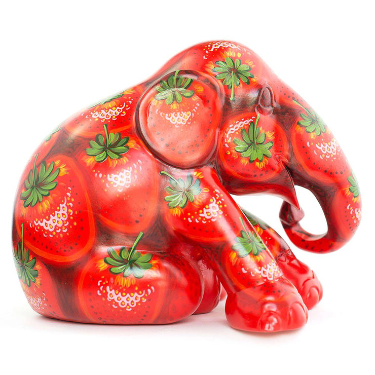 Limited Edition Replica Elephant - Strawberry