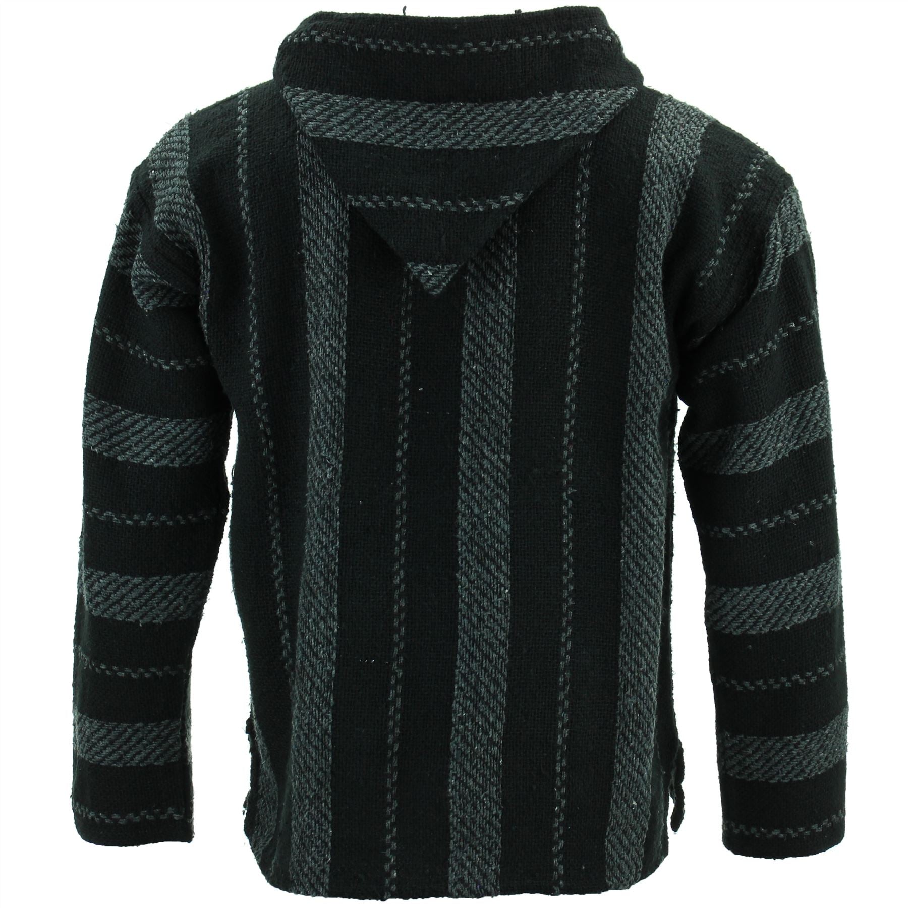 Mexican Baja Jerga Hoody Dark Stripe LoudElephant