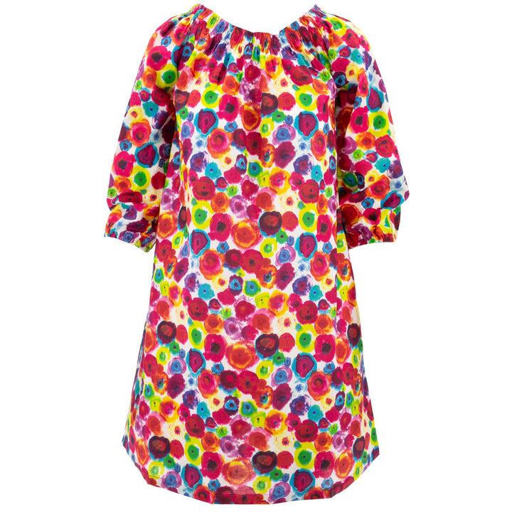 Off The Shoulder Dress - Burst Flower