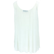 Sleeveless Knitted Top - White